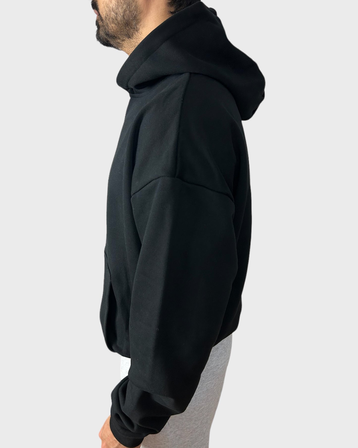 LOGO HOODIE IN BLACK