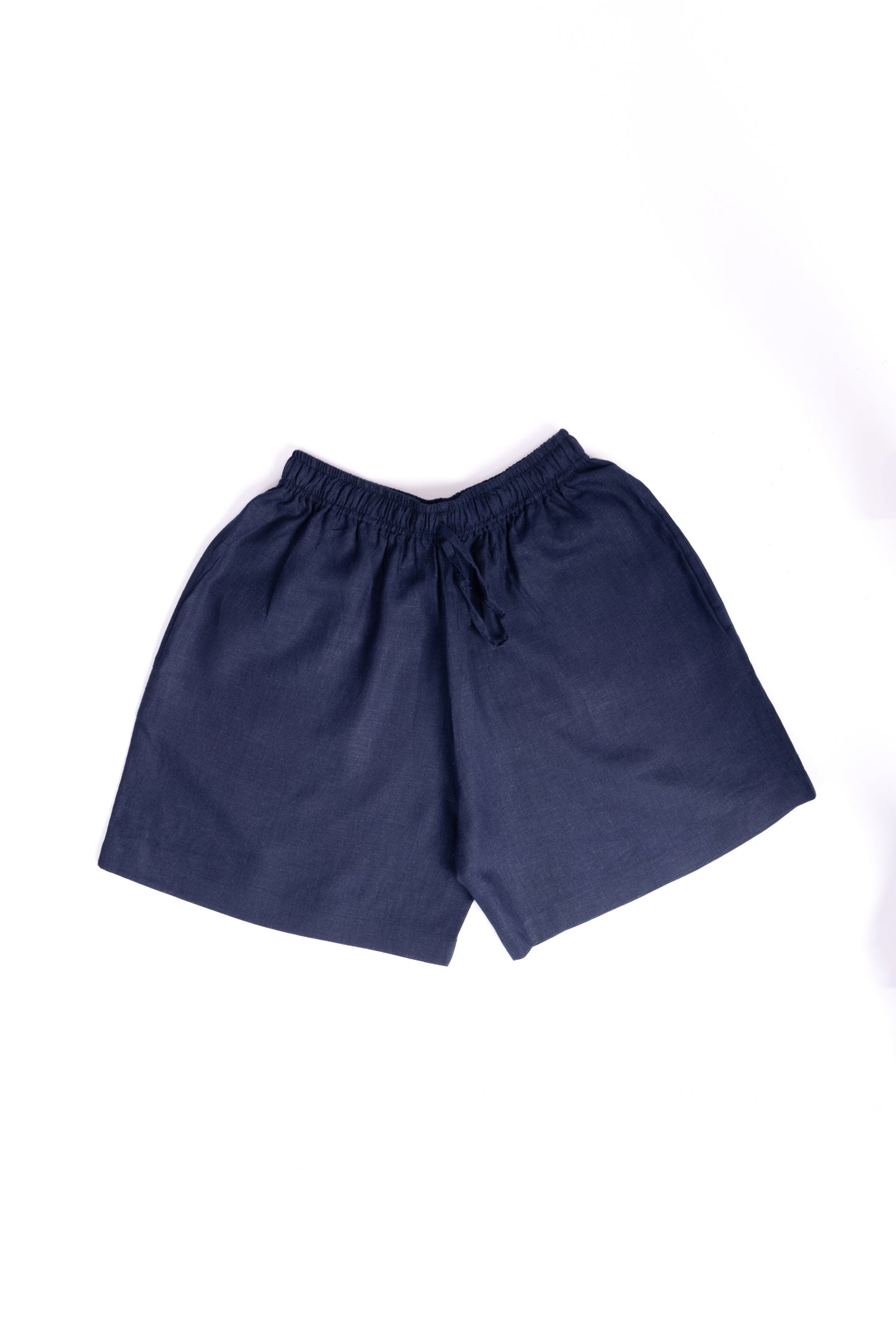 Linen Shorts - Navy