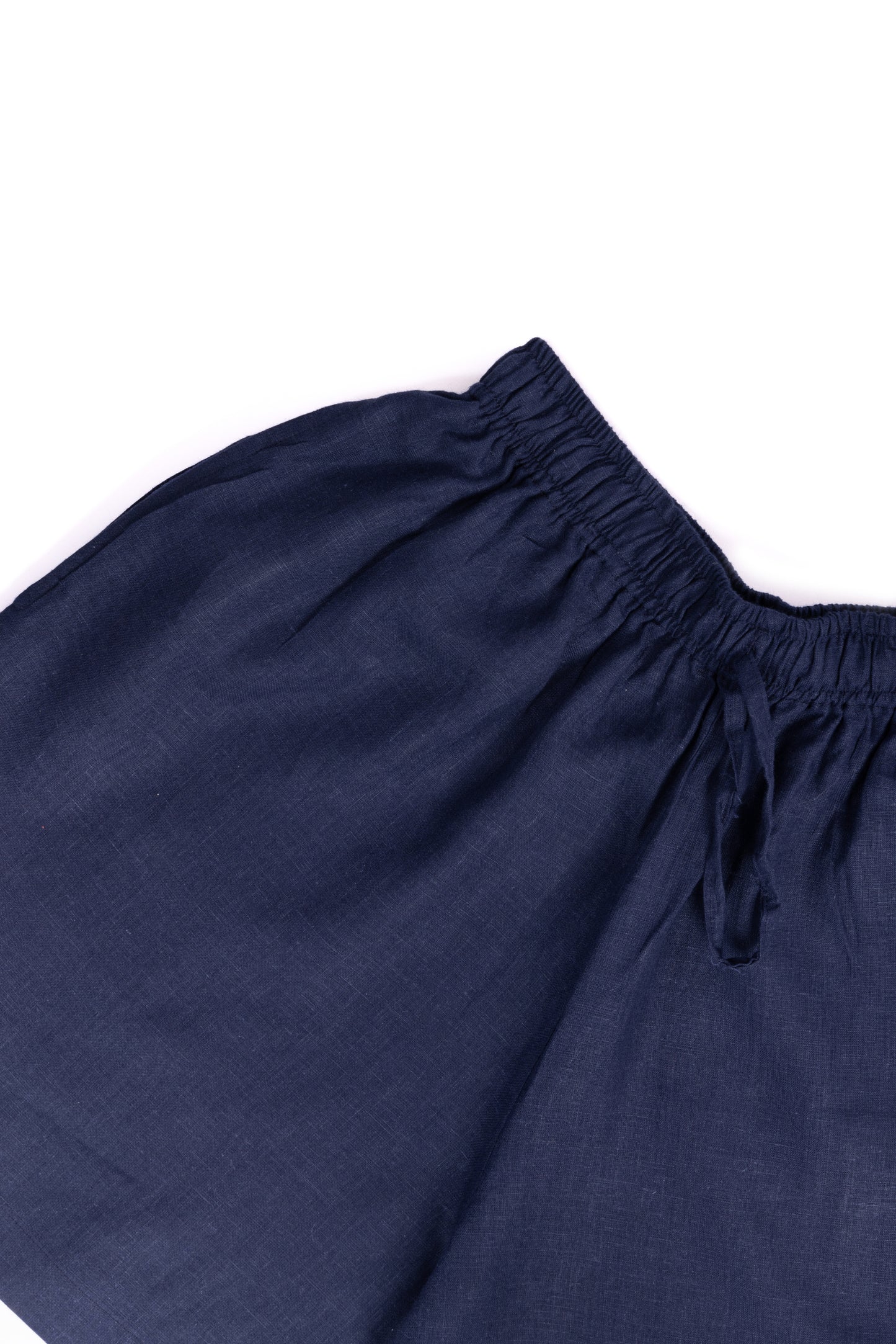 Linen Co-ord Set - Navy
