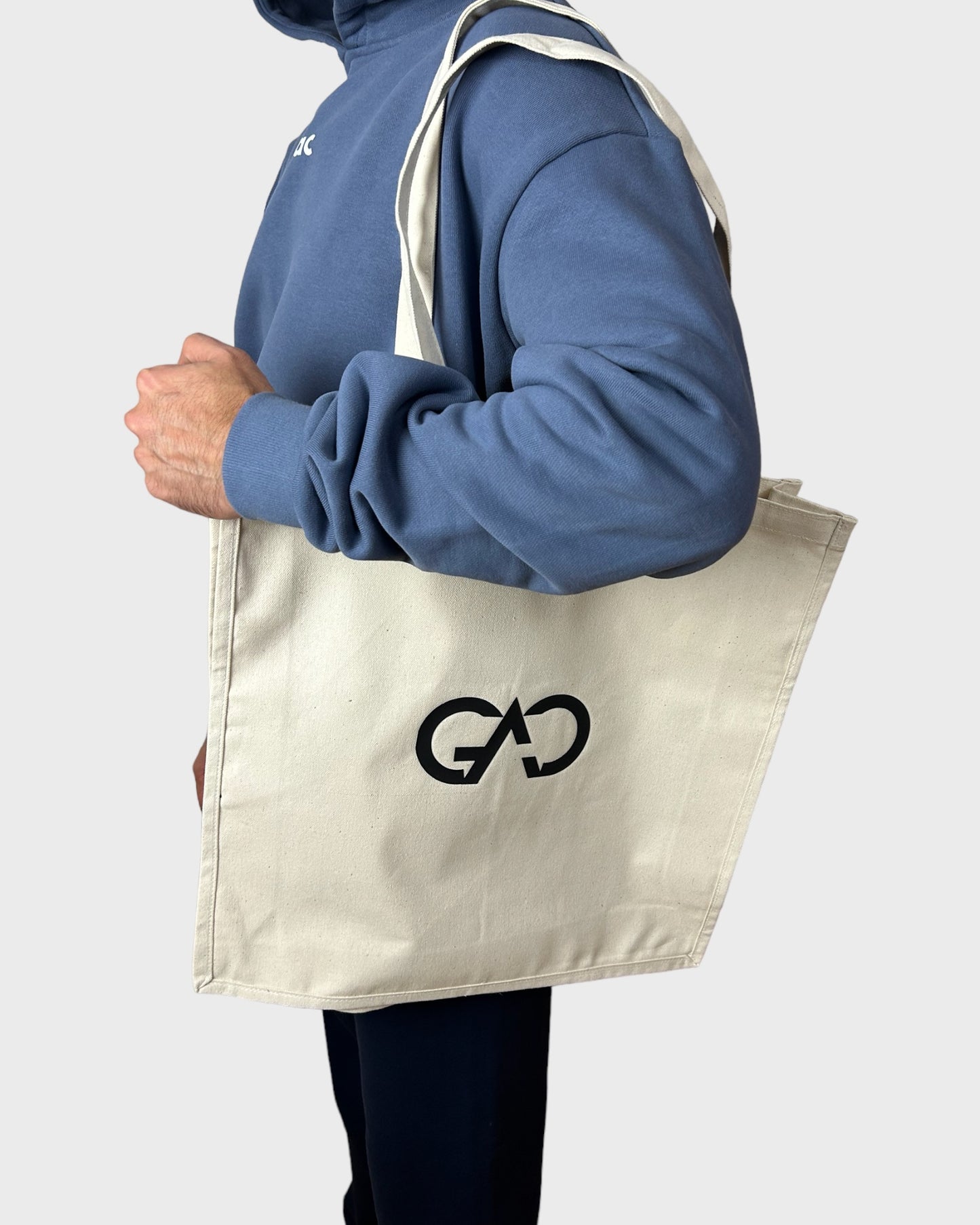 CANVAS TOTE BAG IN OFF WHITE