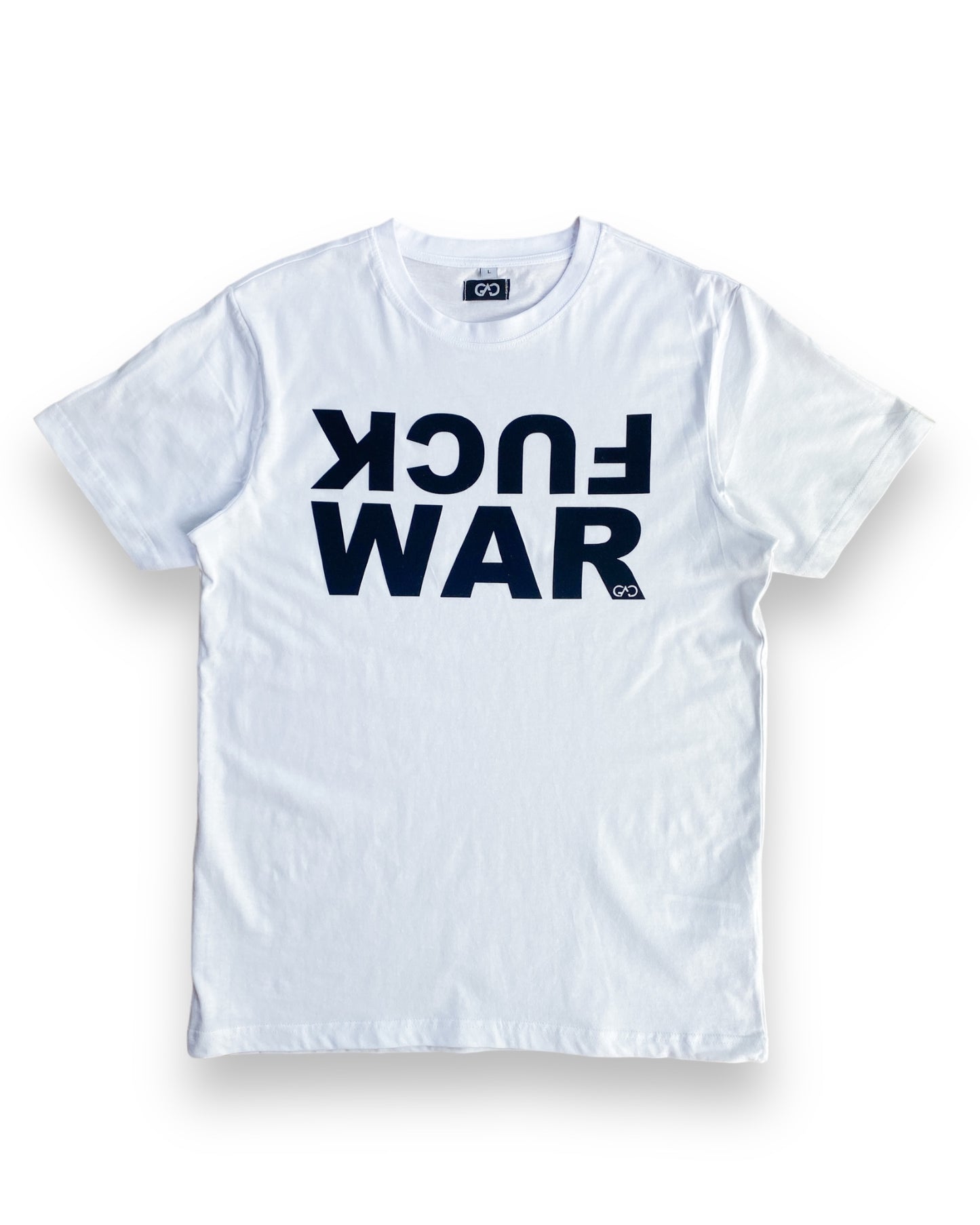 F*** WAR TSHIRT IN WHITE