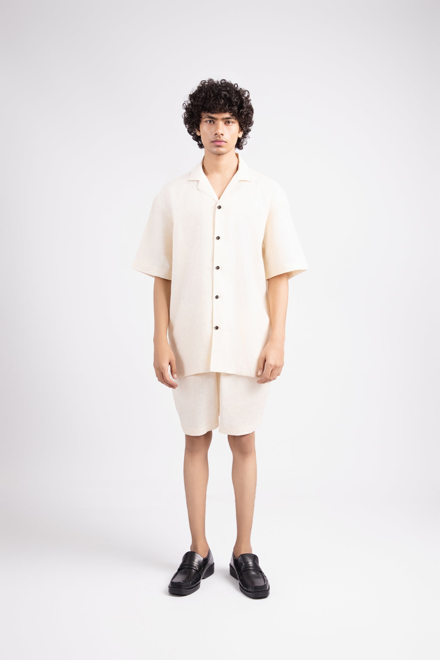 Linen Co-ord Set - Cream
