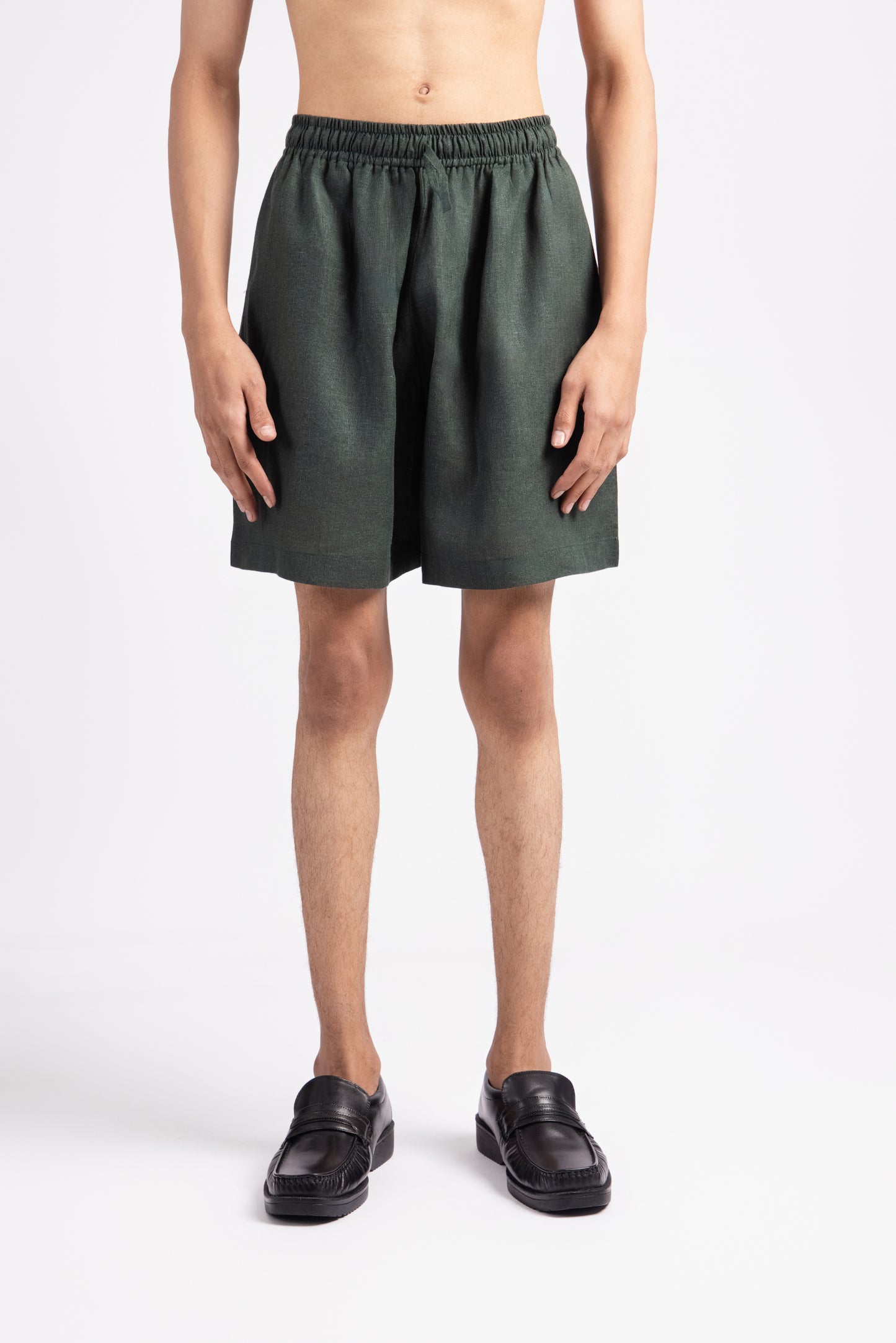 Linen Co-ord Set - Evergreen