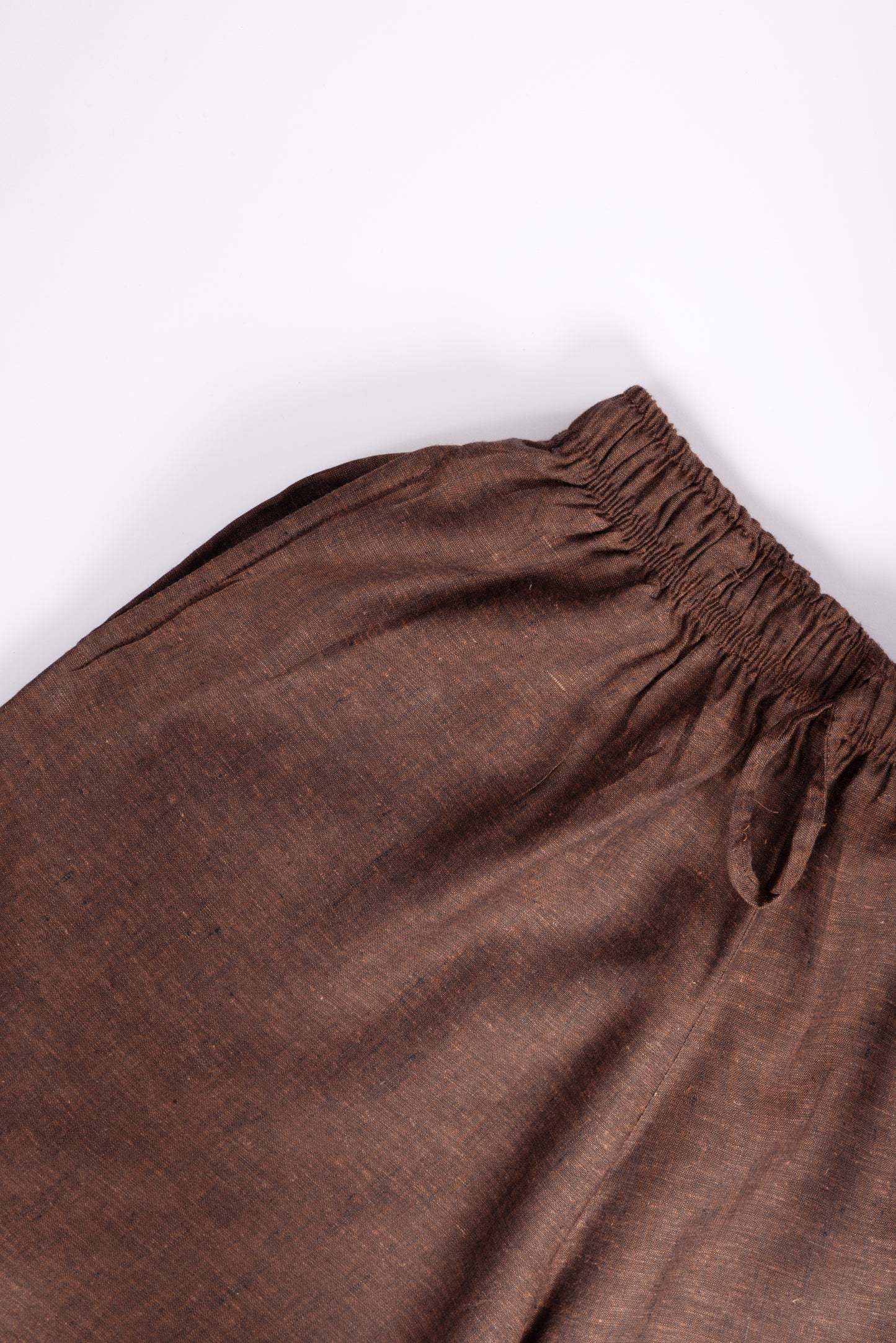 Linen Shorts - Chestnut