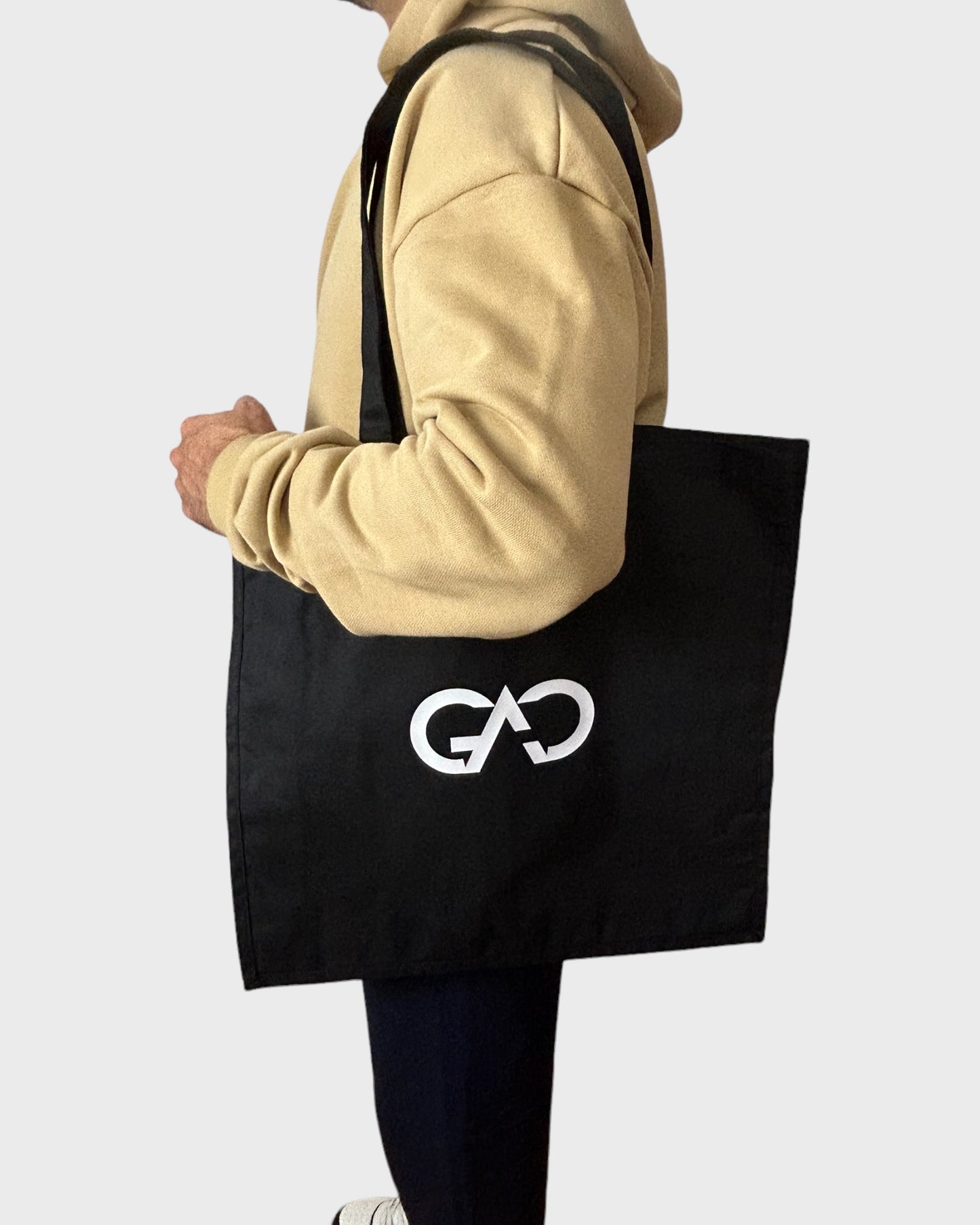 CANVAS TOTE BAG IN BLACK