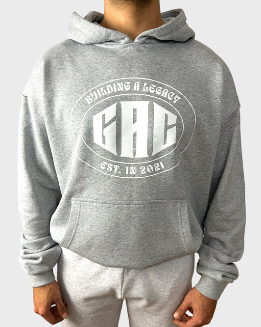 LEGACY HOODIE IN STONE GREY