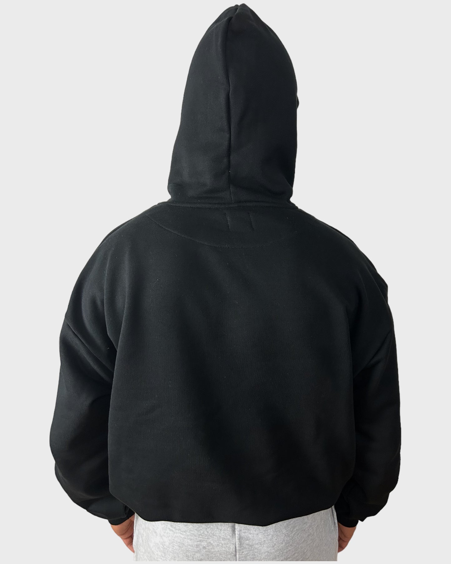 LOGO HOODIE IN BLACK