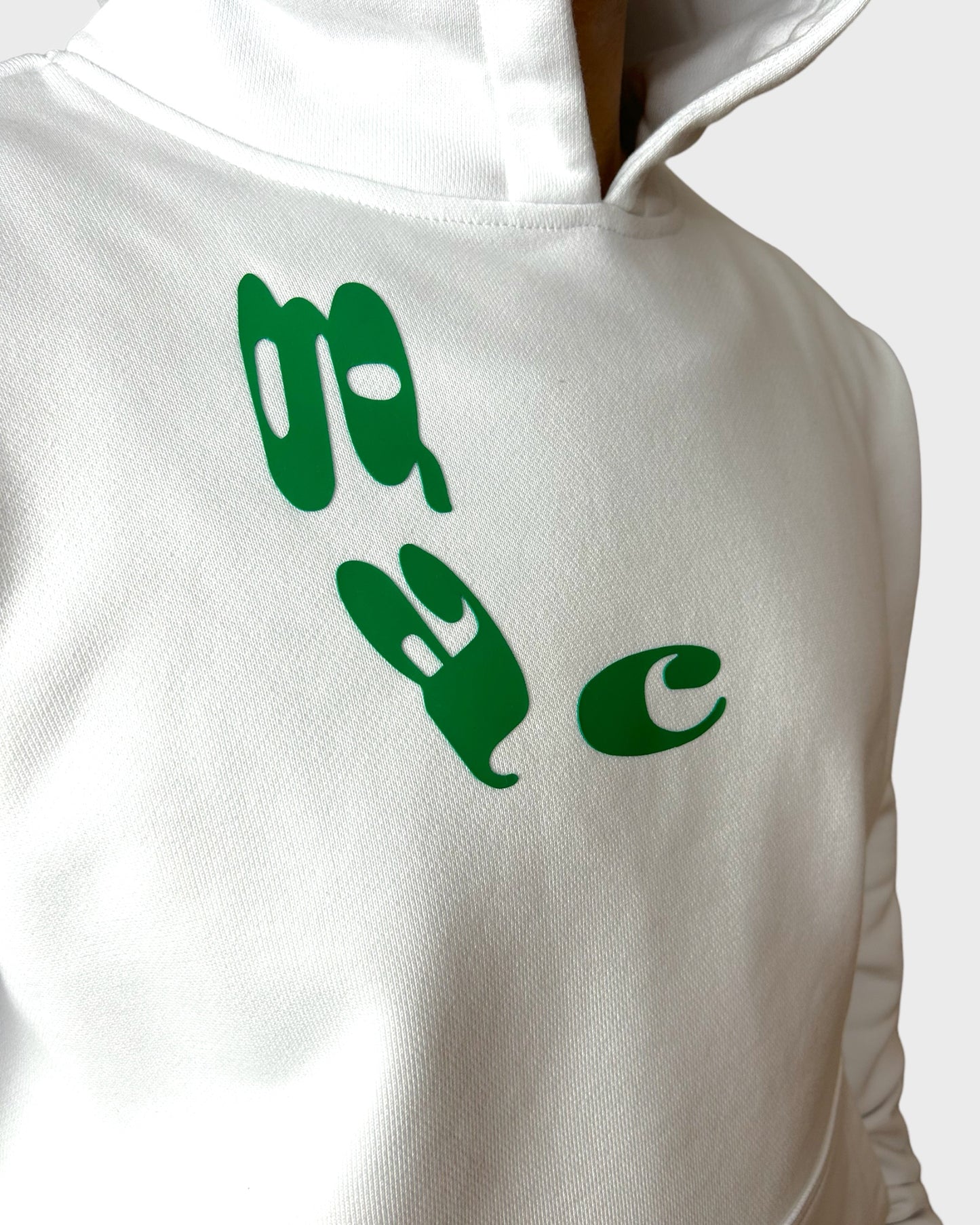 LOGO HOODIE IN WHITE