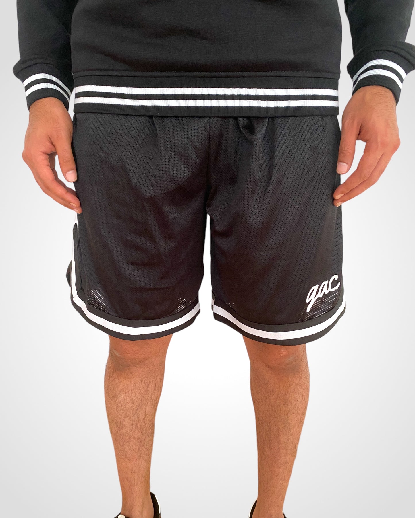 Logo shorts in Black